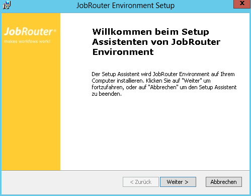 JobRouter Environment-Installation