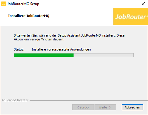 Installation von JobRouterMQ