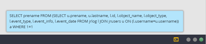Geöffnete Konsole Geöffnete Konsole