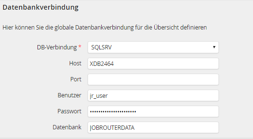 SQLSRV-Datenbank