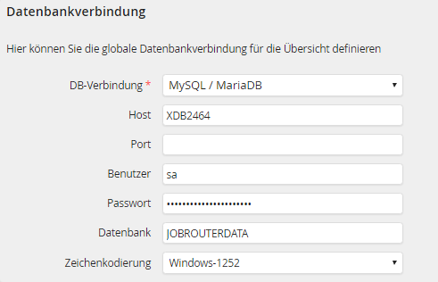 MySQL-Datenbank