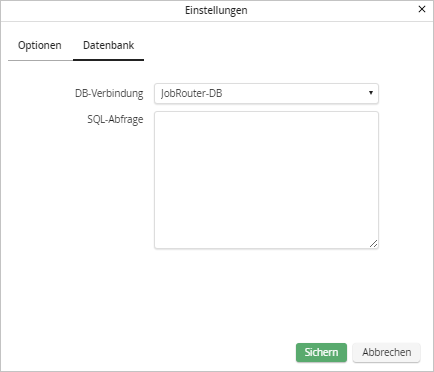 Filterfeld vom Typ Auswahl - Datenbankeinstellungen Filterfeld vom Typ Auswahl - Datenbankeinstellungen