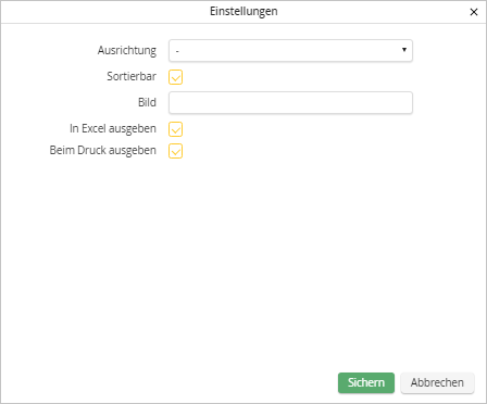 Bildeinstellungen Bildeinstellungen