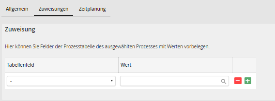 Zeitauftrag Zuweisungen Zeitauftrag Zuweisungen