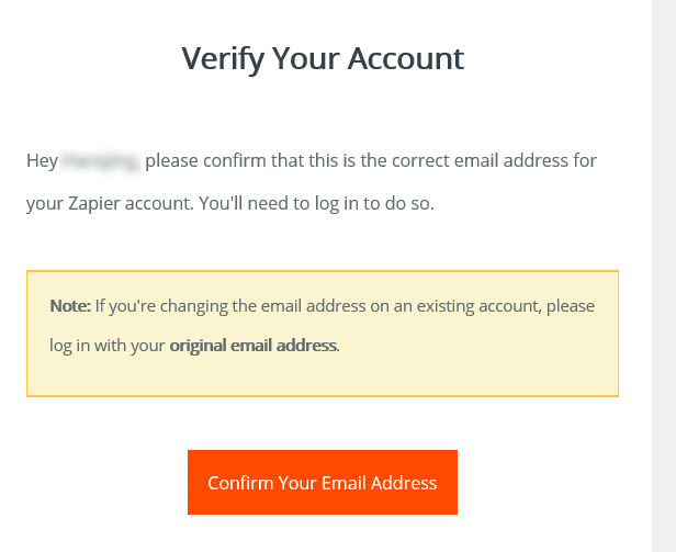 Email Bestätigung