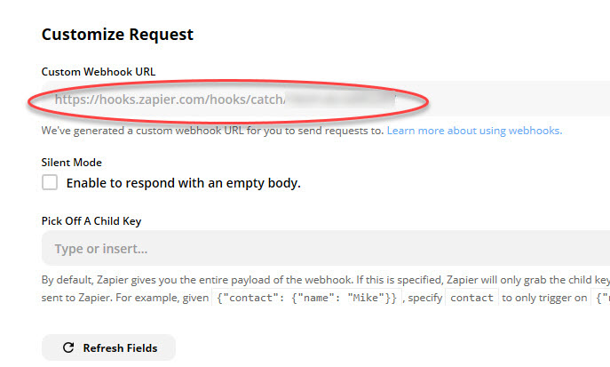 Webhook URL