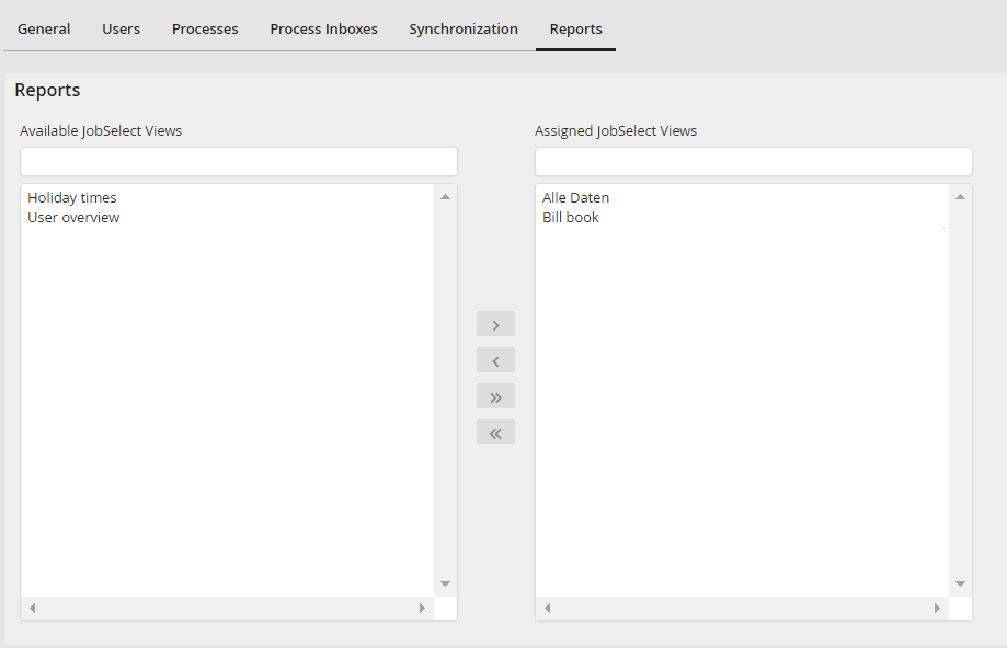 Assigning Reports to a Job Function