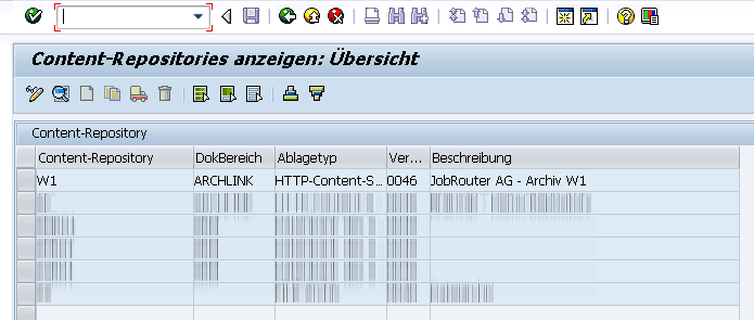 Content repository administration