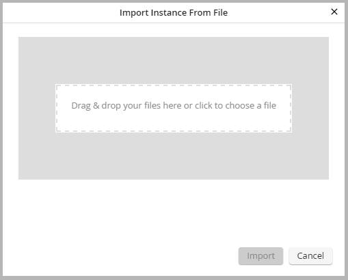 Import an instance