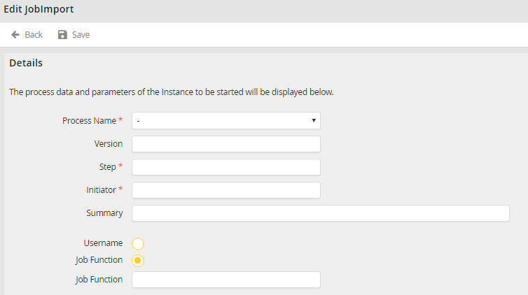 Edit a JobImport task
