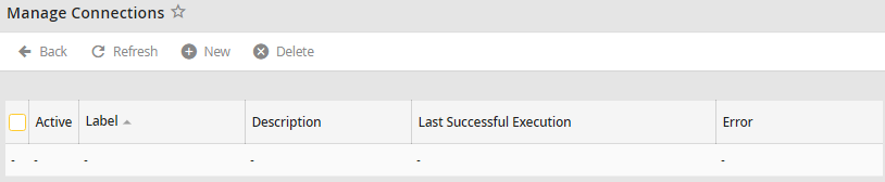 Import connections overview