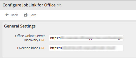 JobLink URL