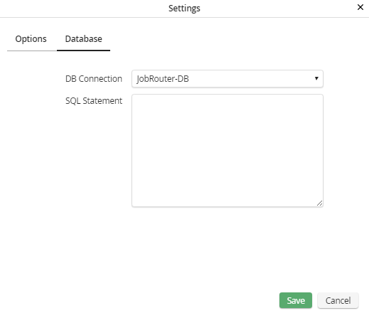 Filter field of the drop-down type - database settings