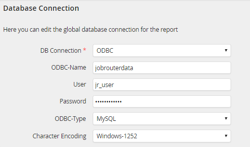 ODBC database