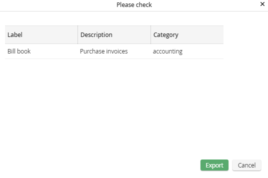 Exporting a report Exporting a report