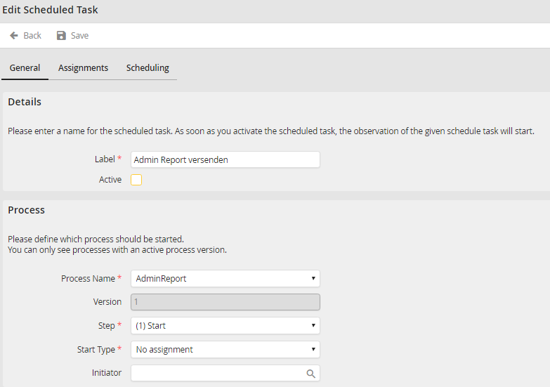 Add/Edit Scheduled Task