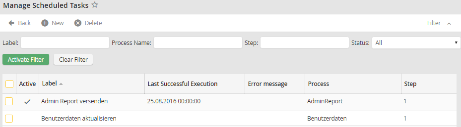 Manage Scheduled Tasks