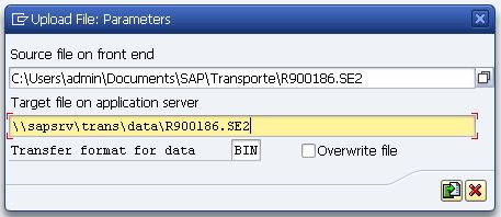 Example uploading data file