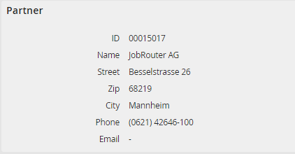 System information - General, Partner section System information - General, Partner section