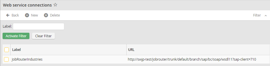 WebServiceConnections