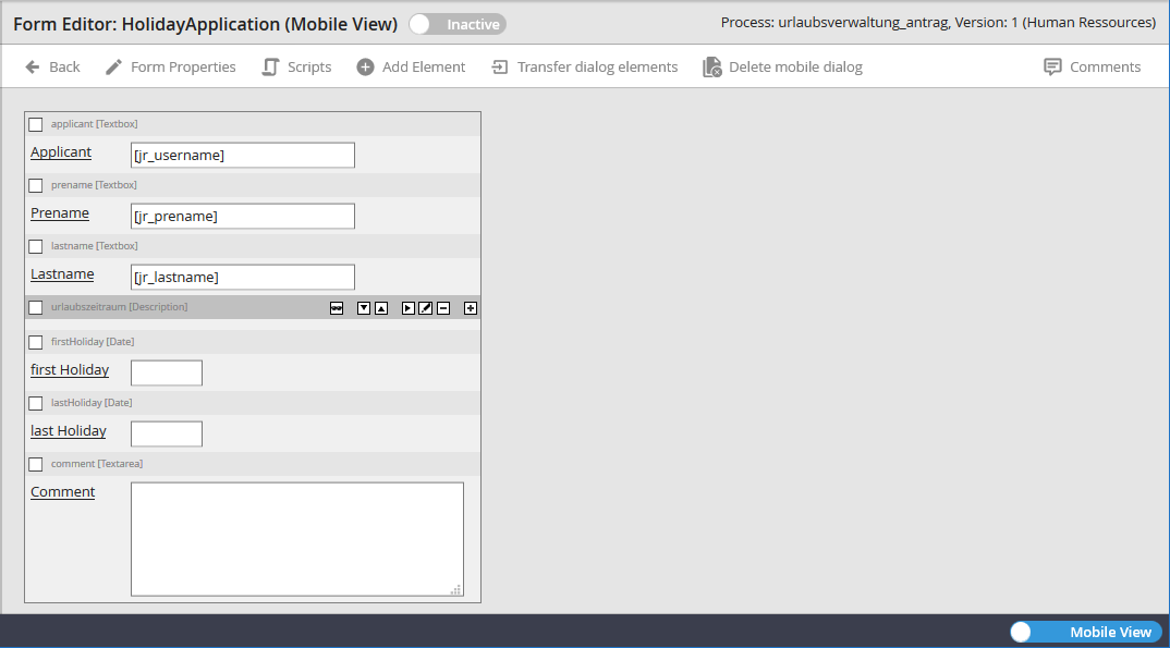 Edit dialog Edit dialog