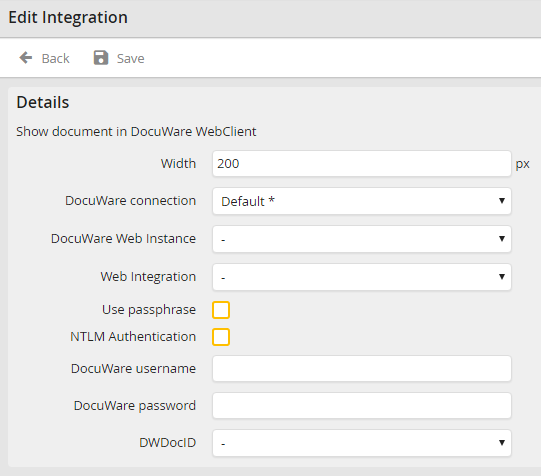 Setting up the DocuWare WebClient