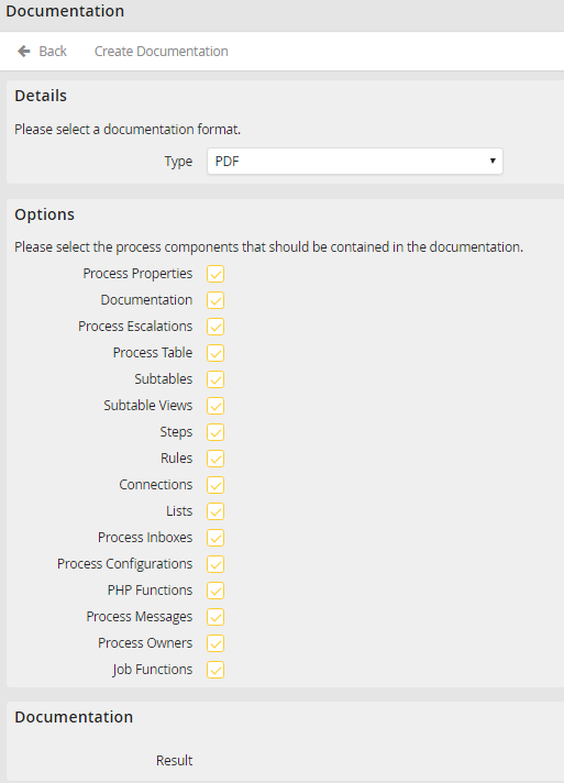Creating documentation