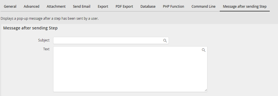 Arranging notification for a form sent Arranging notification for a form sent