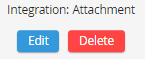 Edit integrations
