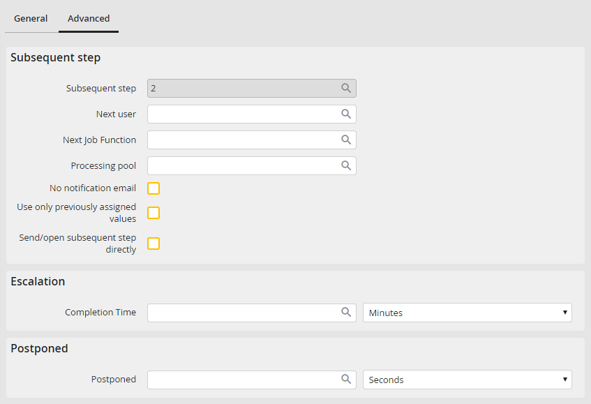 Routing Rule: Advanced Settings