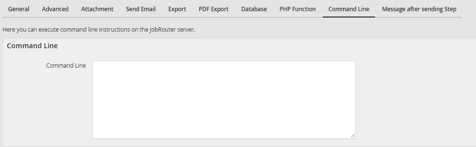 Command line
