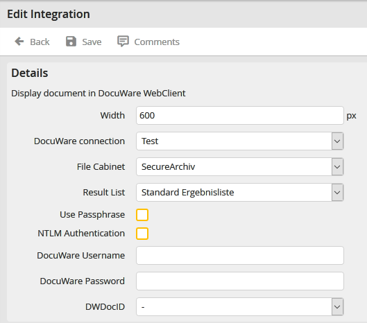Setting up the DocuWare WebClient (DocuWare Version ≥ 6.5)