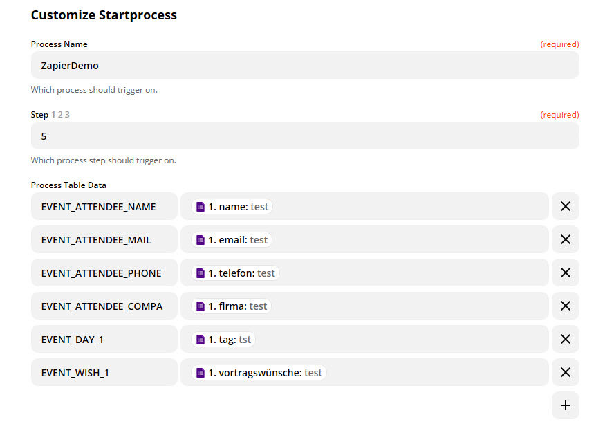 Customize Startprocess Customize Startprocess