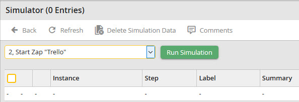 Simulator Test Webhook