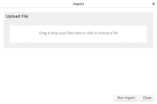 Import process messages Import process messages
