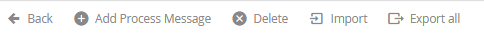 Process messages menu Process messages menu
